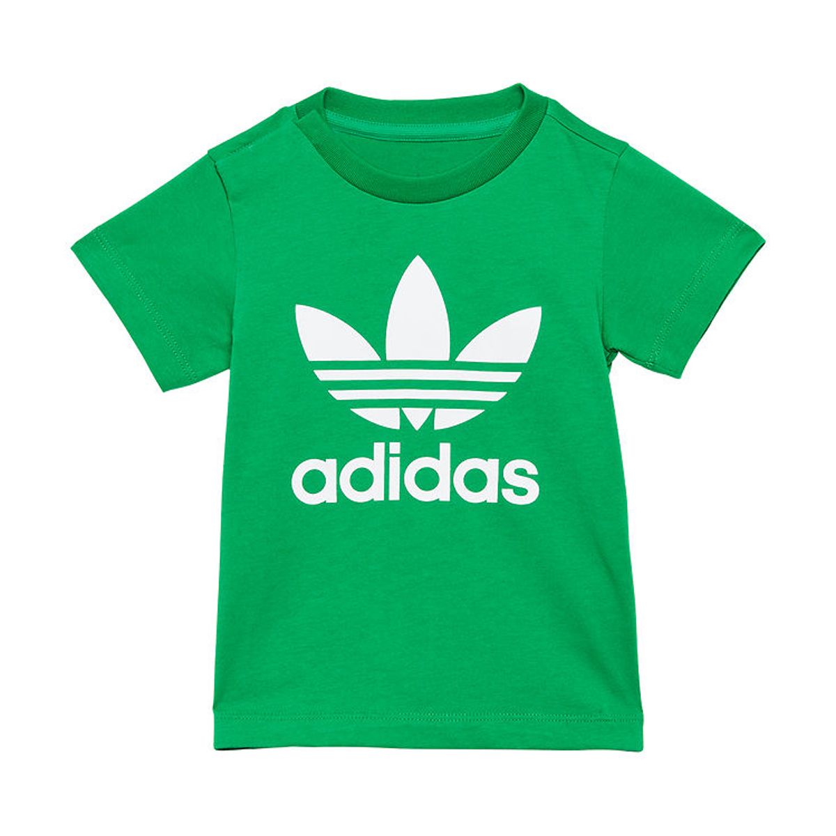 adidas Originals T-shirt - Trefoil - Grøn/Hvid