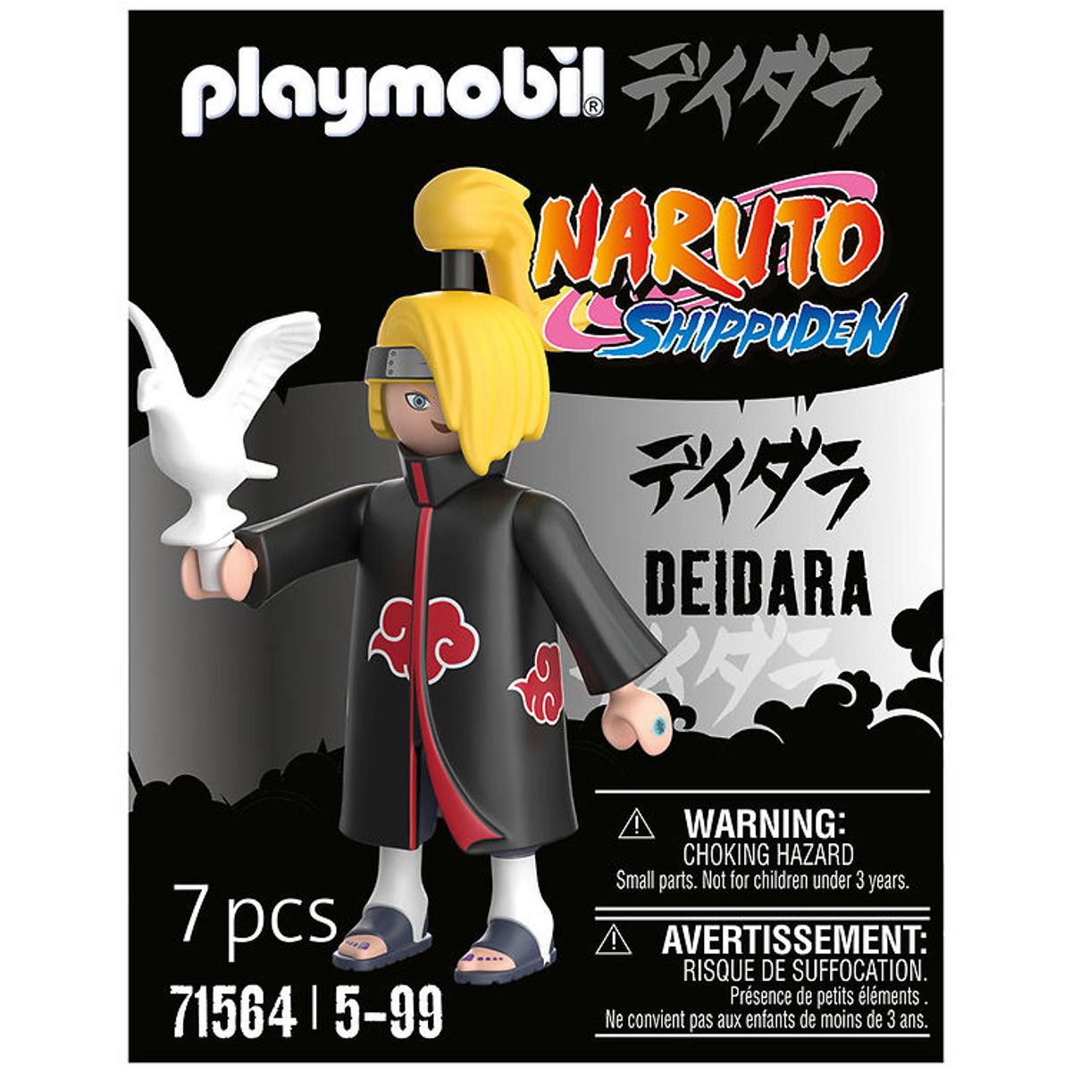 Playmobil Naruto - Deidara - 71564 - 7 Dele