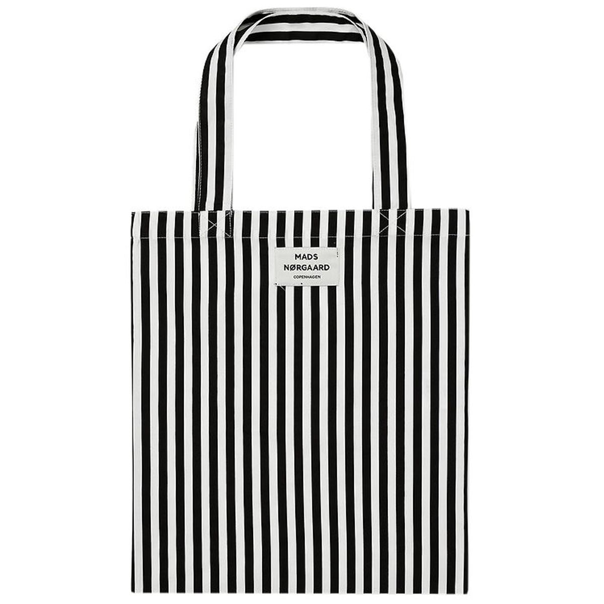 Mads Nørgaard Shopper - Atoma - Sort/White Alyssum