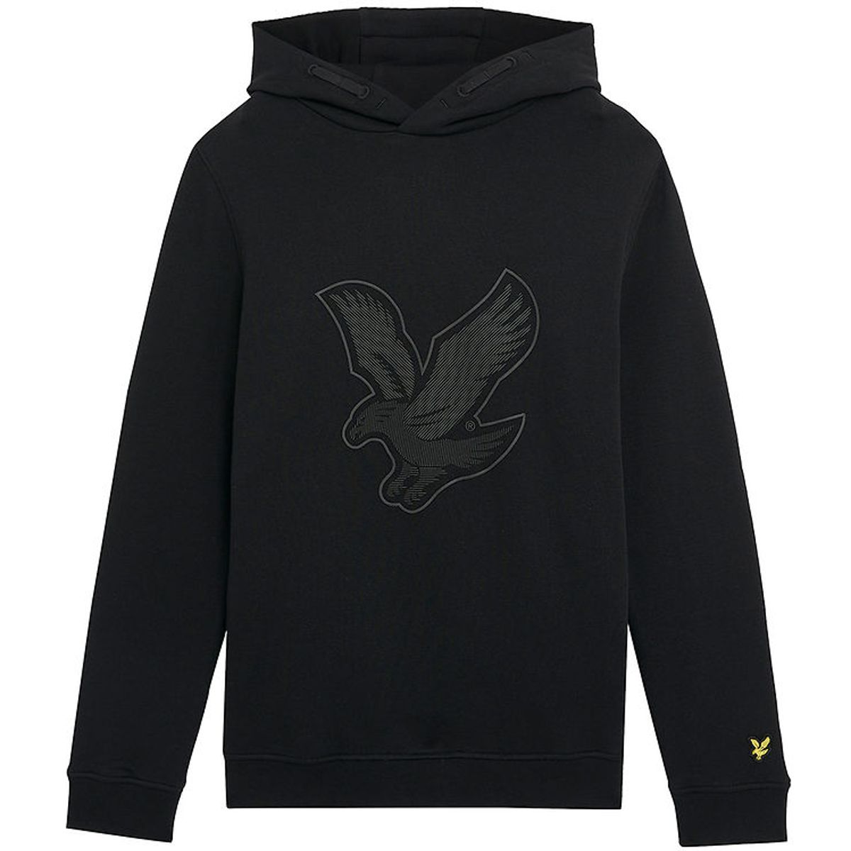 Lyle & Scott Hættetrøje - Graphic Eagle - Jet Black