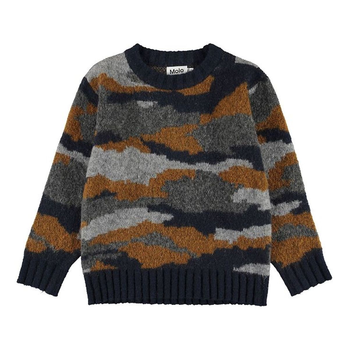 Molo Bluse - Uld/Polyester - Bello - Camo Knit