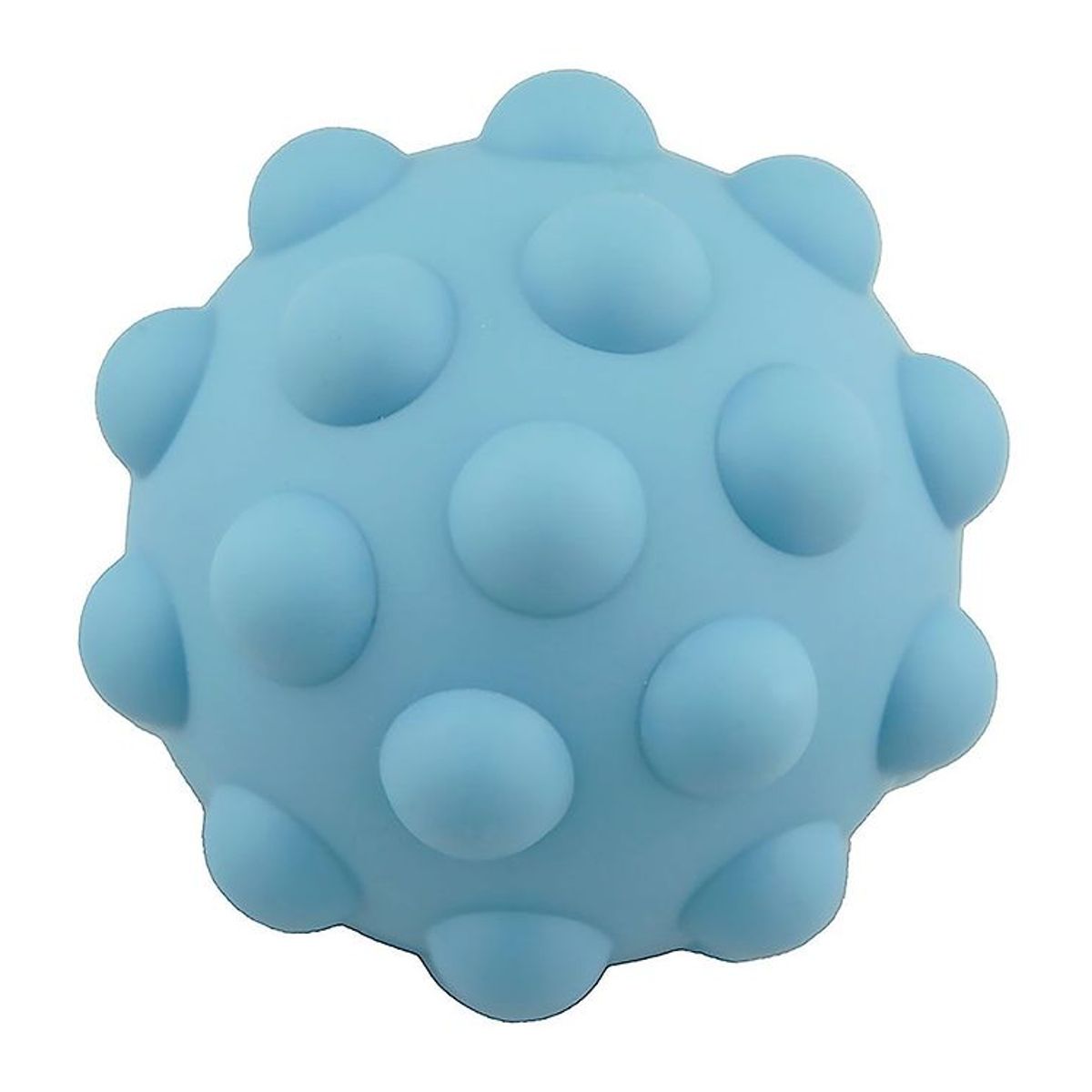 Tiny Tot Bold - Sensory Silicone Fidget Ball - 10 cm - Babyblue