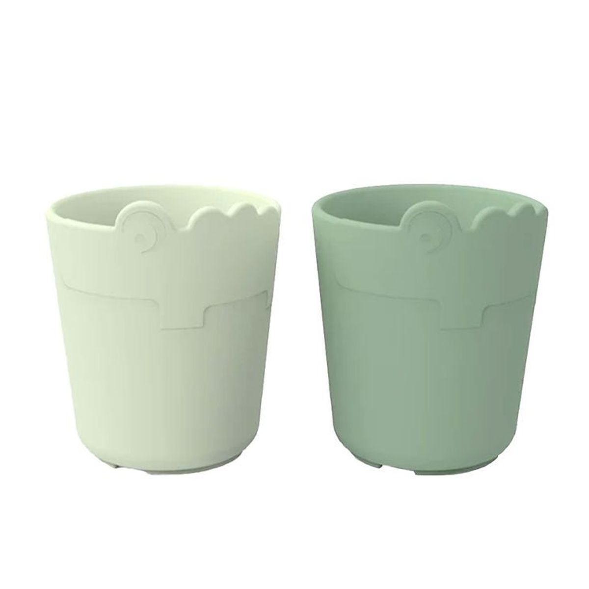 Done By Deer Kop - Kiddish Mini Mug 2-Pack - Croco Green