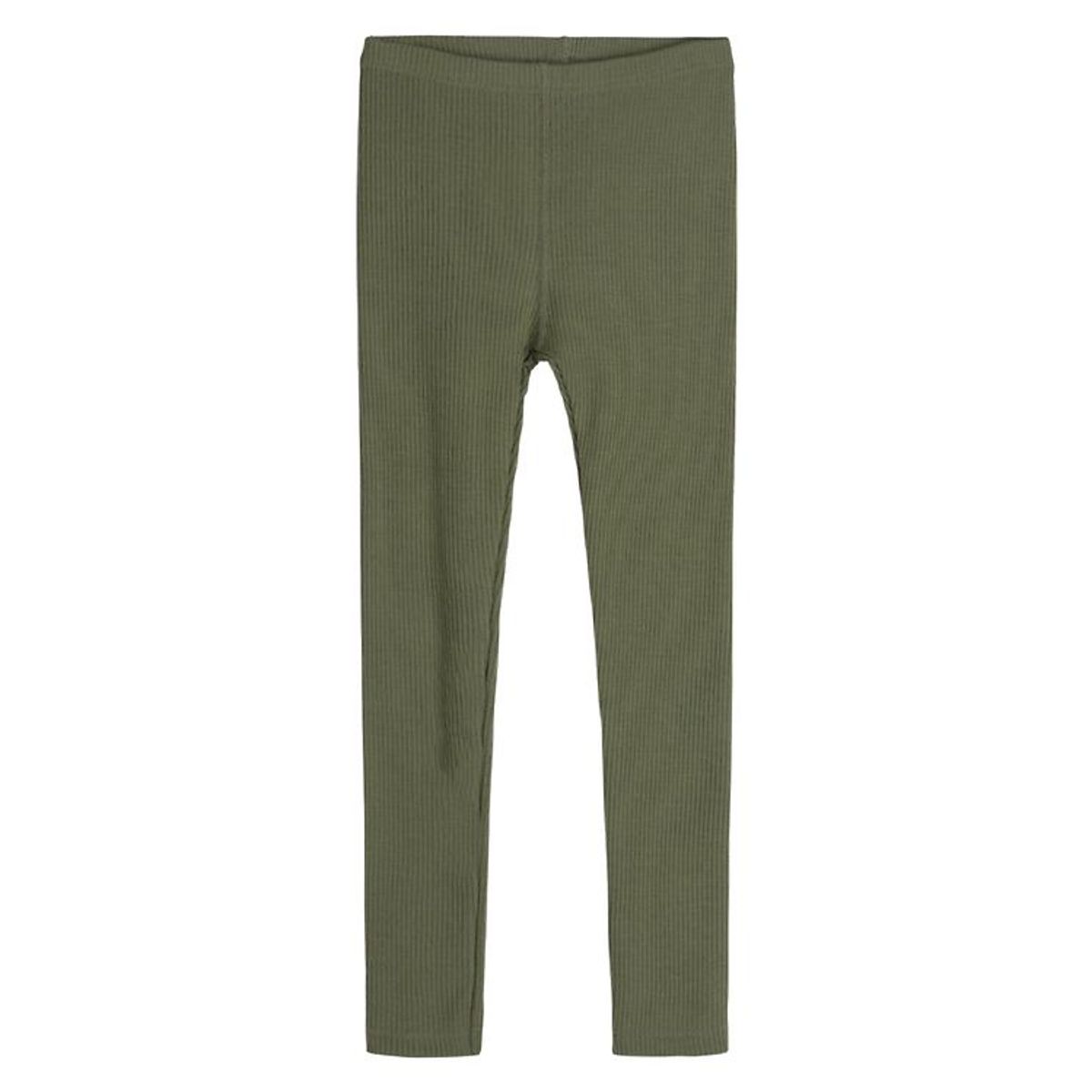 Hust and Claire Leggings - Lane - Rib - Uld - Dusty Green