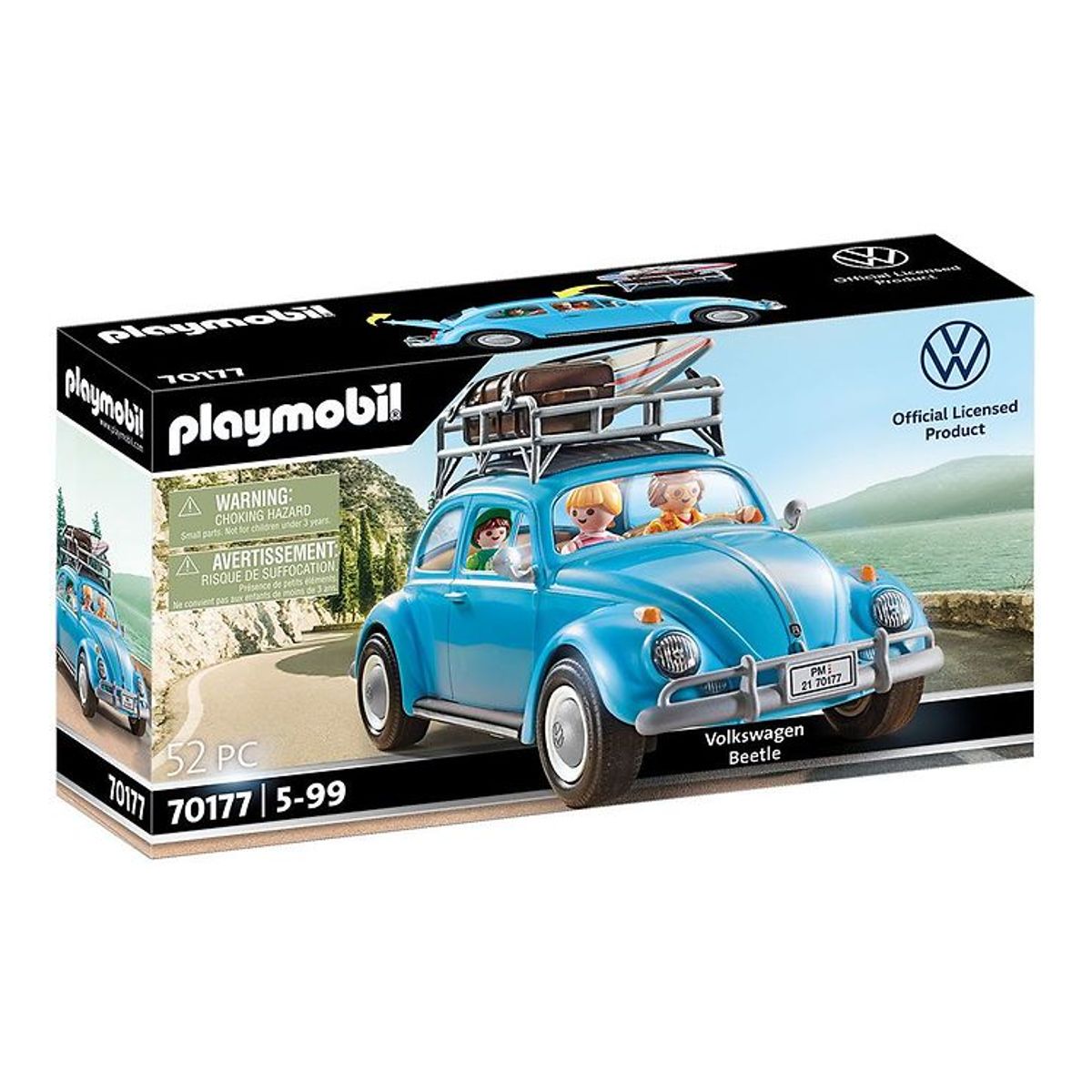 Playmobil - Volkswagen Käfer - Blå - 70177 - 52 Dele