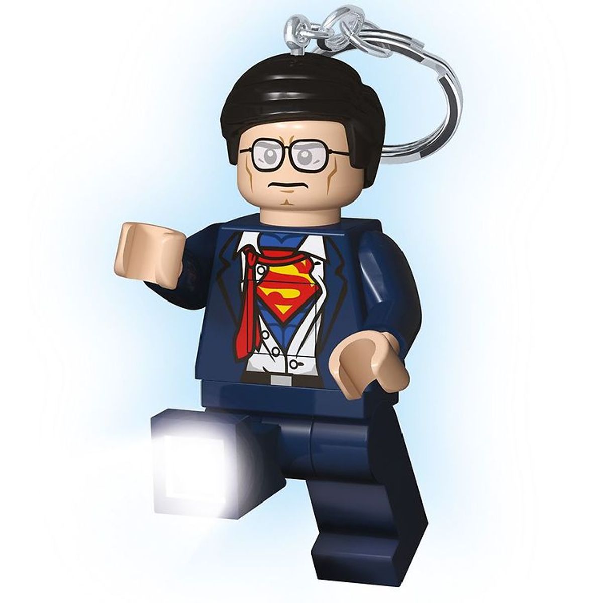 LEGO ® DC Nøglering m. Lommelygte - LEGO ® Clark Kent