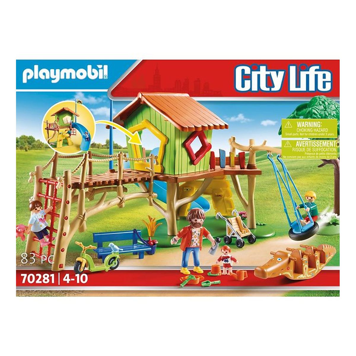 Playmobil City Life - Eventyrlegeplads - 70281 - 83 Dele