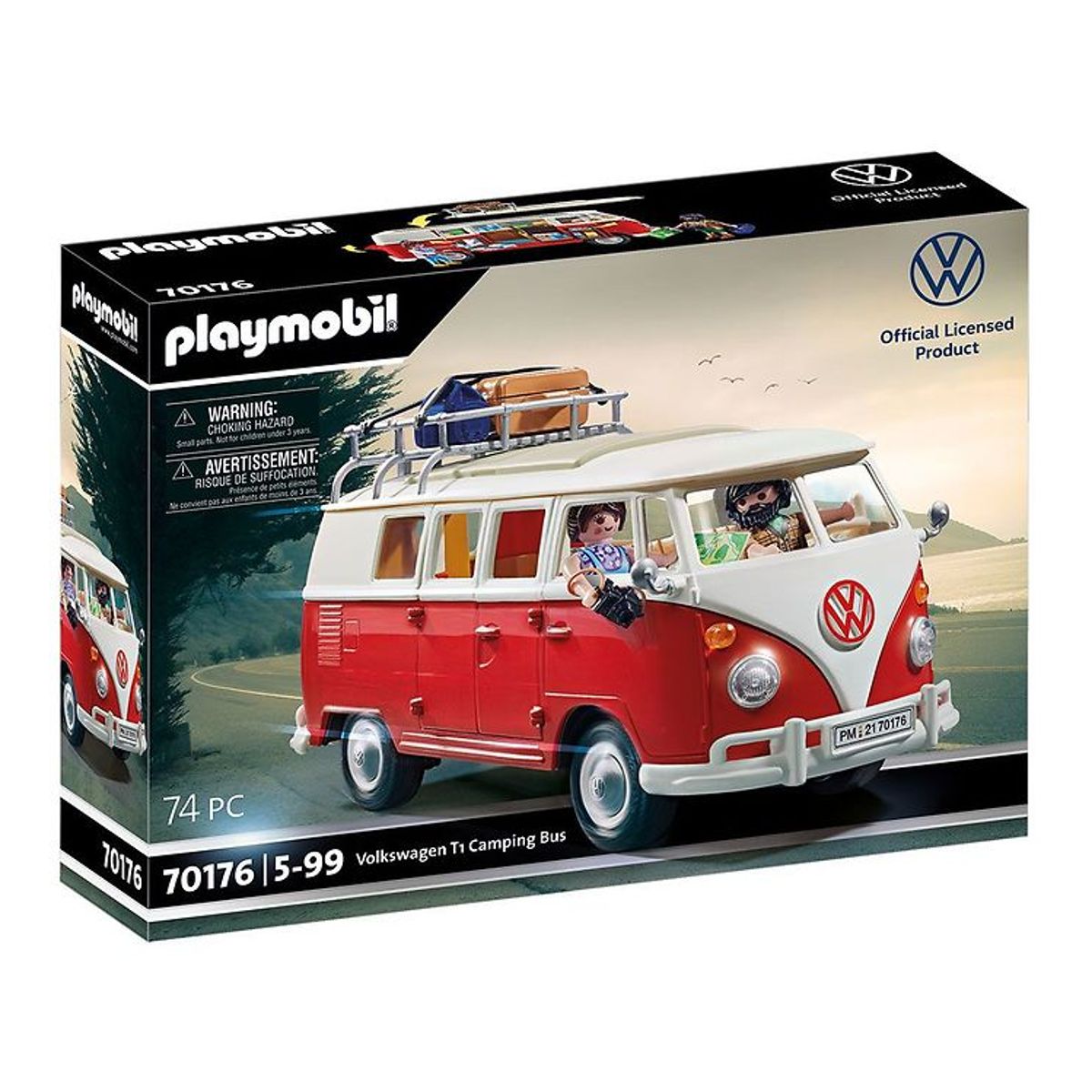 Playmobil - Volkswagen T1 Camping Bus - 70176 - 74 Dele