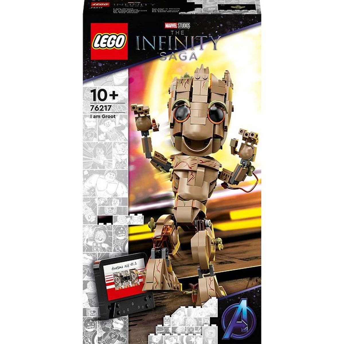 LEGO ® Marvel The Infinity Saga - Jeg Er Groot 76217 - 476 Dele