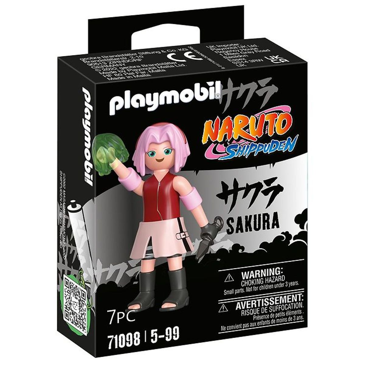 Playmobil Naruto - Sakura - 71098 - 7 Dele