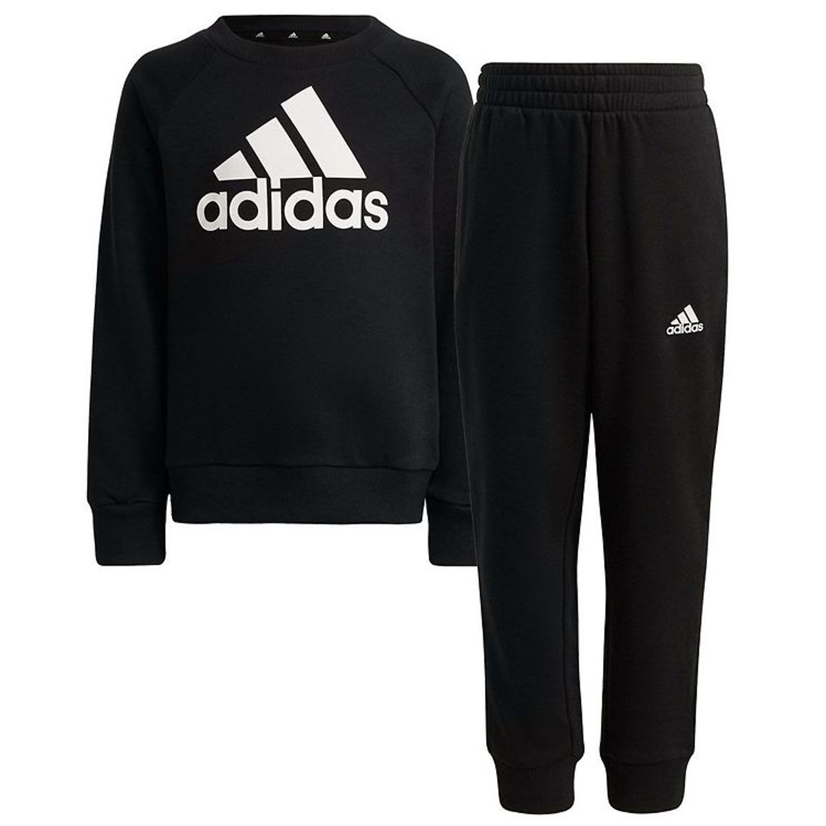 adidas Performance Sweatsæt - LK BOS JOG FT - Sort/Hvid