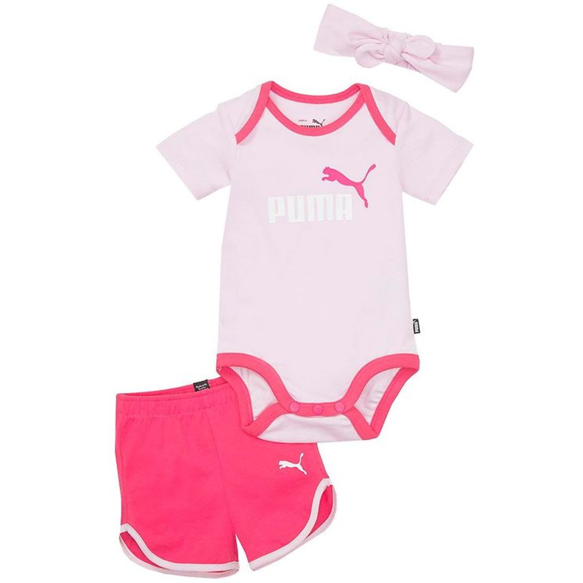 Puma Gaveæske - Body k/æ/Shorts/Hårbånd - Pearl Pink