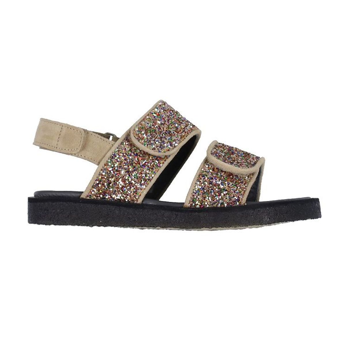 Angulus Sandal - Sand m. Glitter