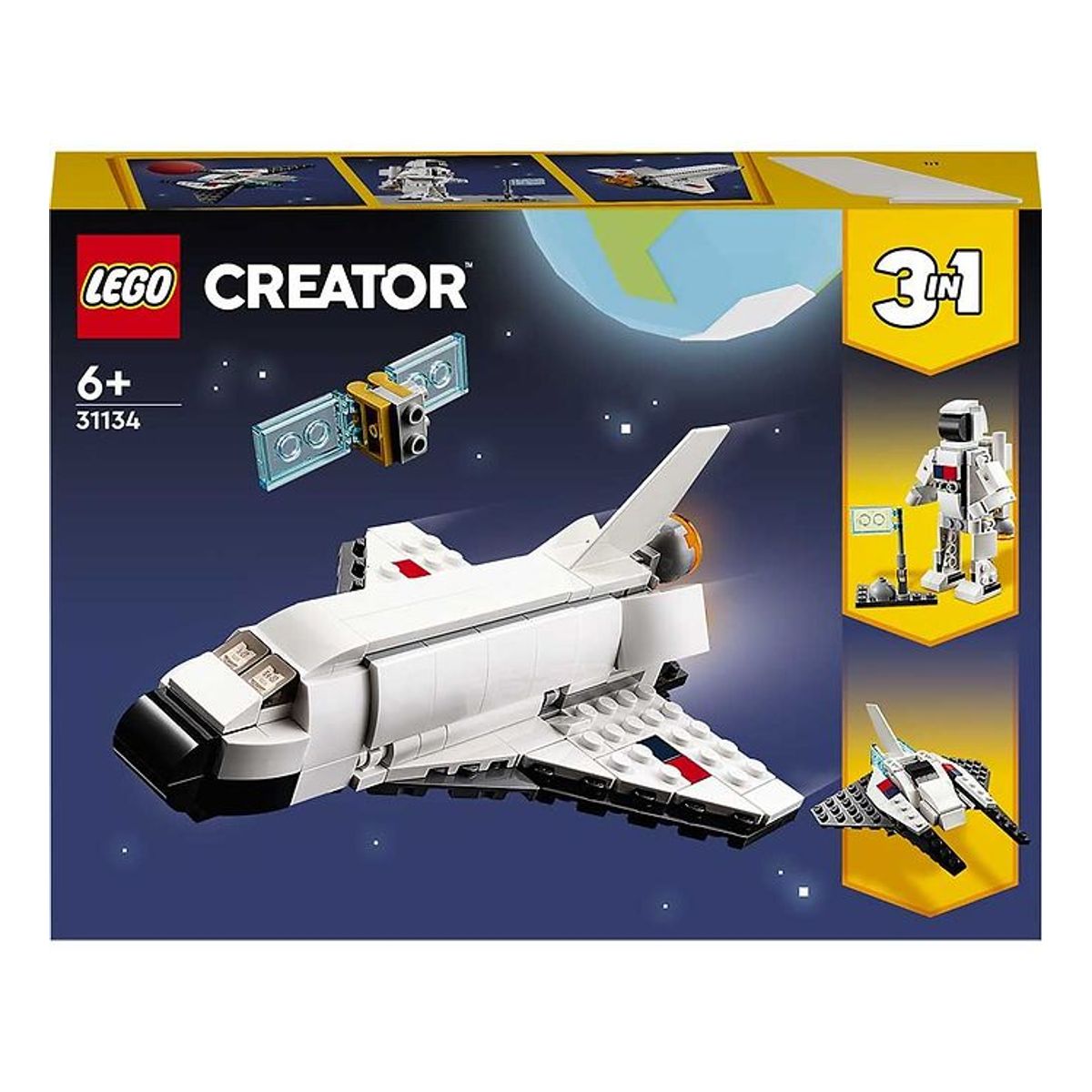 LEGO ® Creator - Rumfærge 31134 3-i-1 - 144 Dele