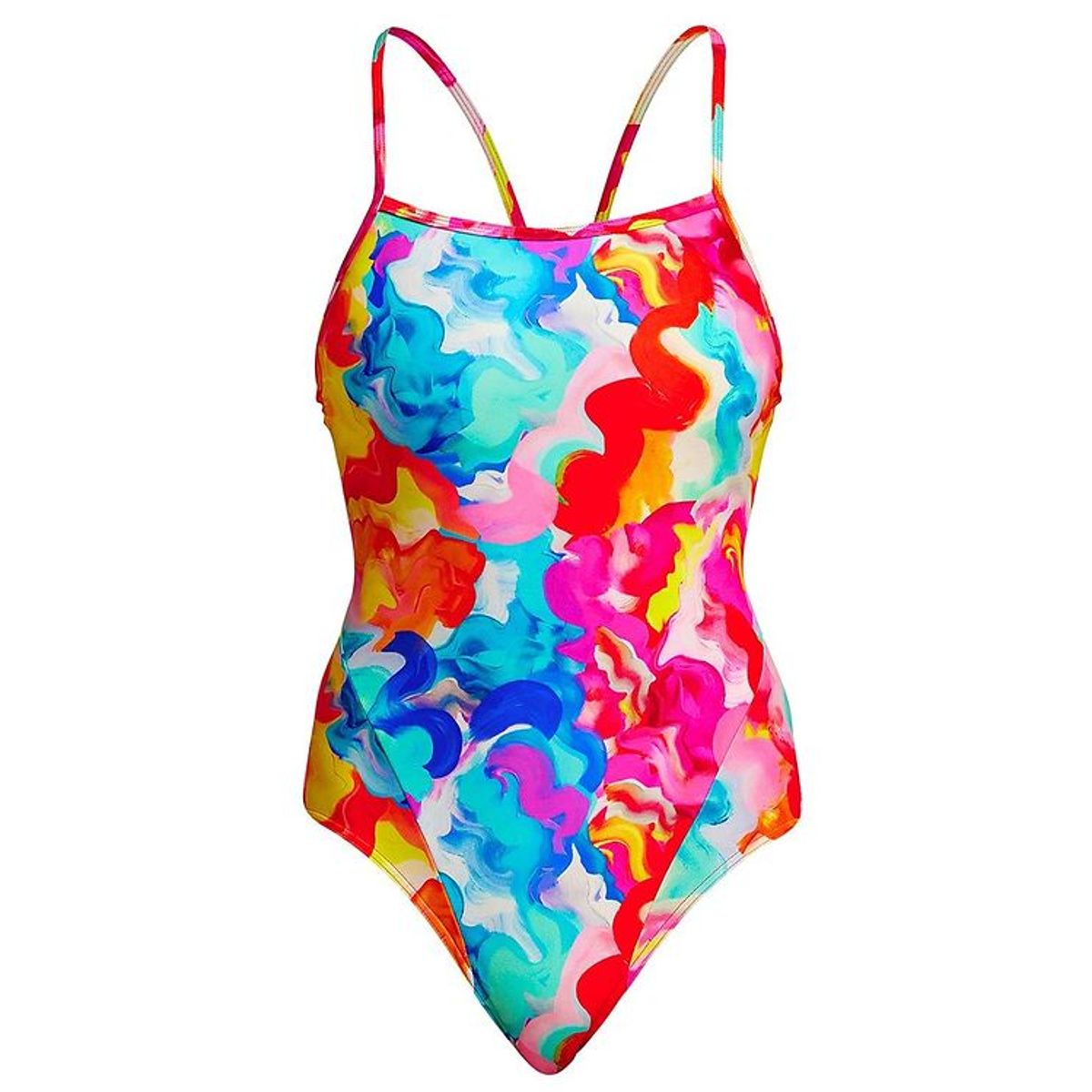 Funkita Badedragt - UV50+ - Single Strap - Messy Monet