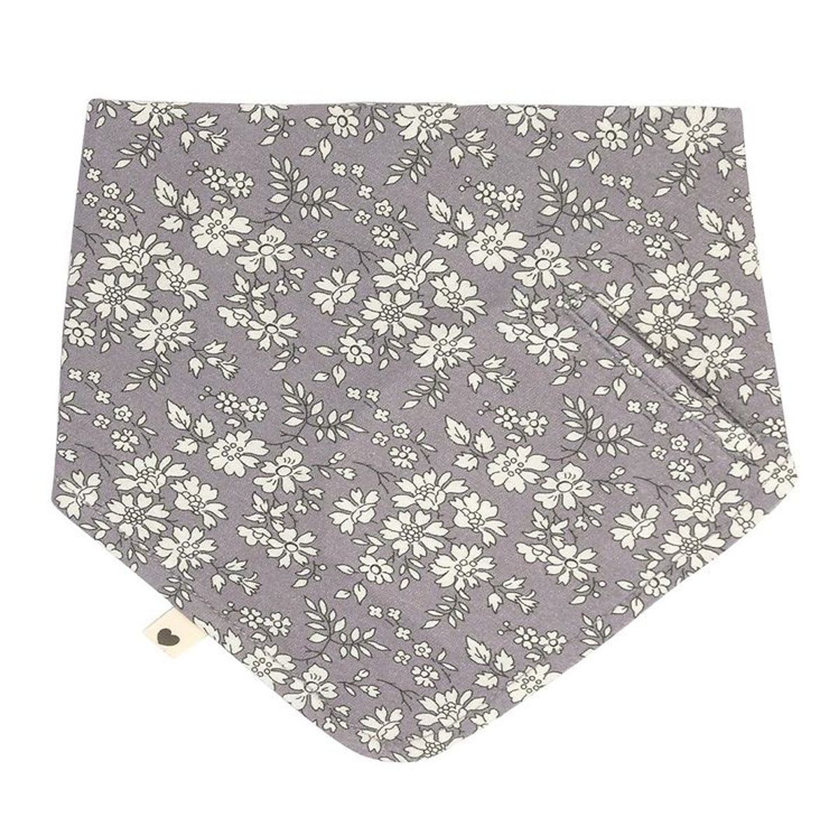 Bibs X Liberty Savlesmæk - Bandana - Blomster - Fossil Grey