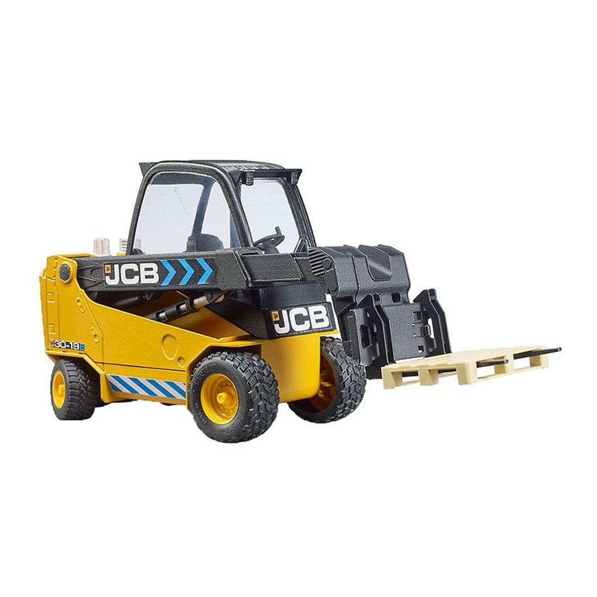 Bruder Arbejdsmaskine - JCB Gaffeltruck m. Palle - 02512