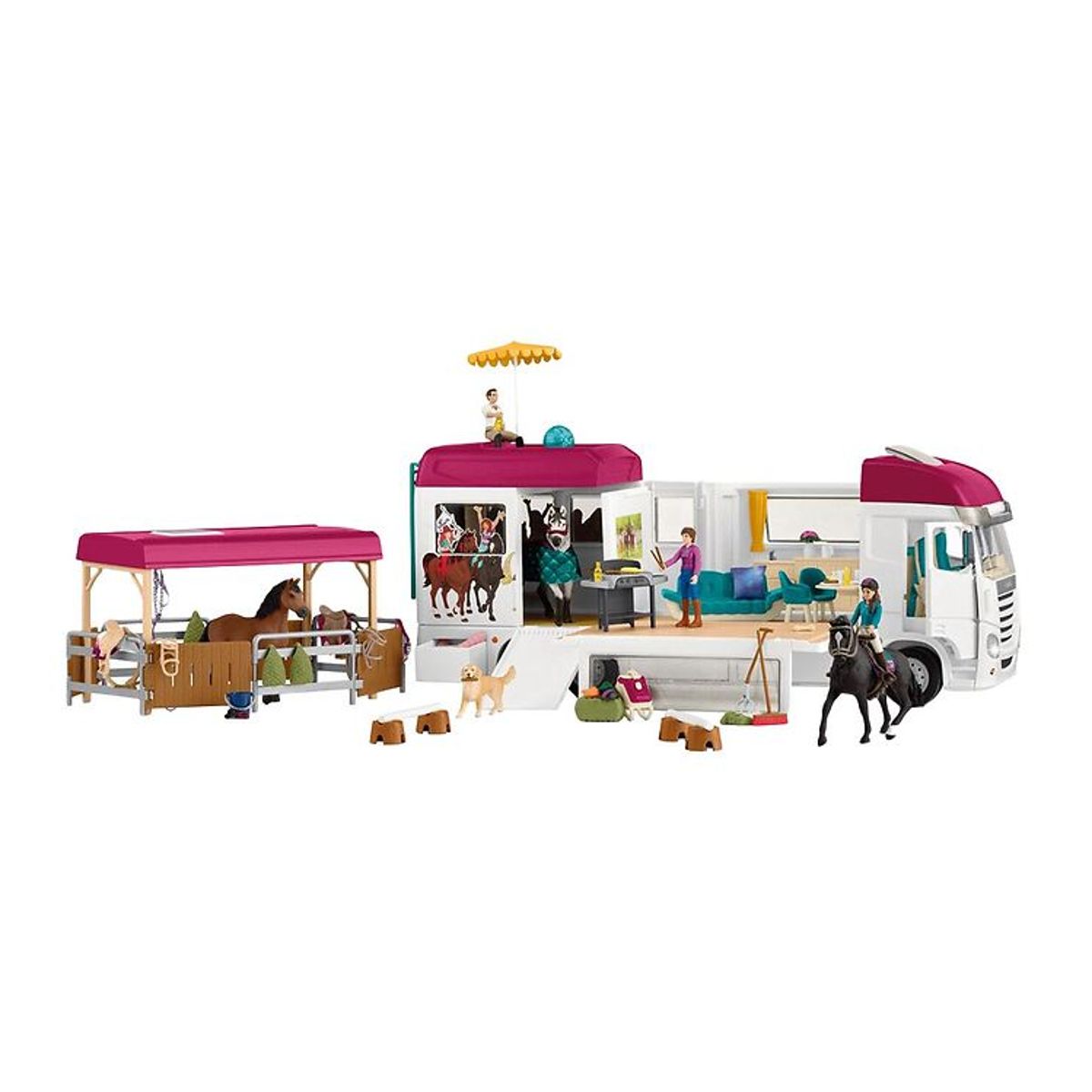 Schleich Horse Club - 68x60x28 cm - Hestetransporter 42619