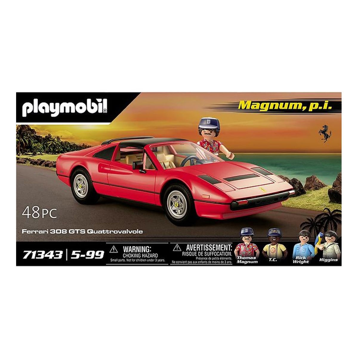 Playmobil Magnum, p.i. - Ferrari 308 GTS Quattrovalvole - 71343