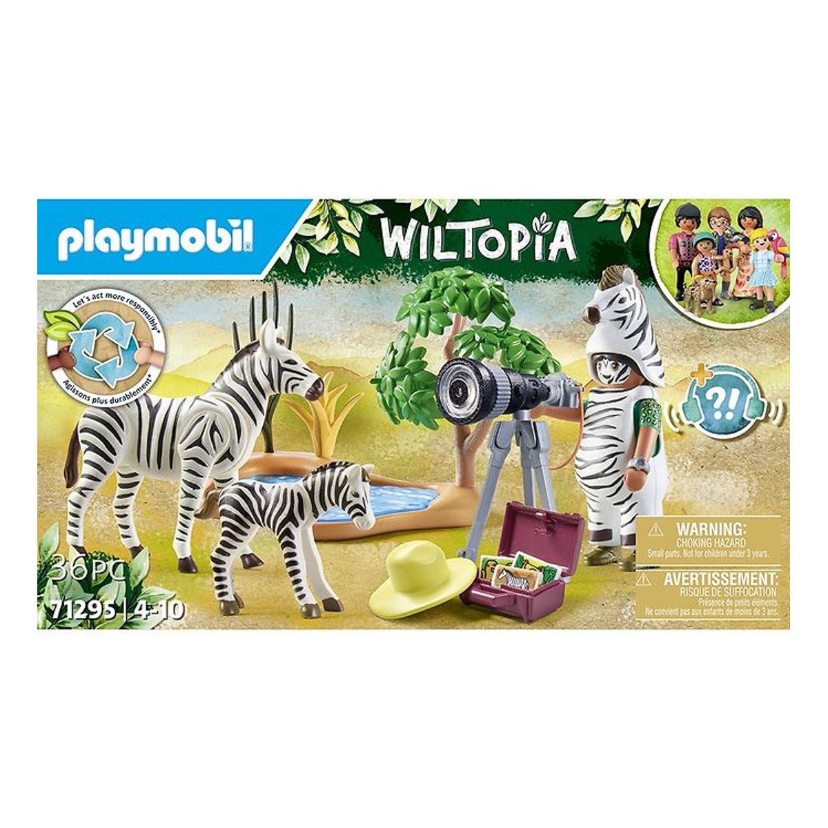 Playmobil Wiltopia - På Farten Med Dyrefotografen - 71295 - 36 D