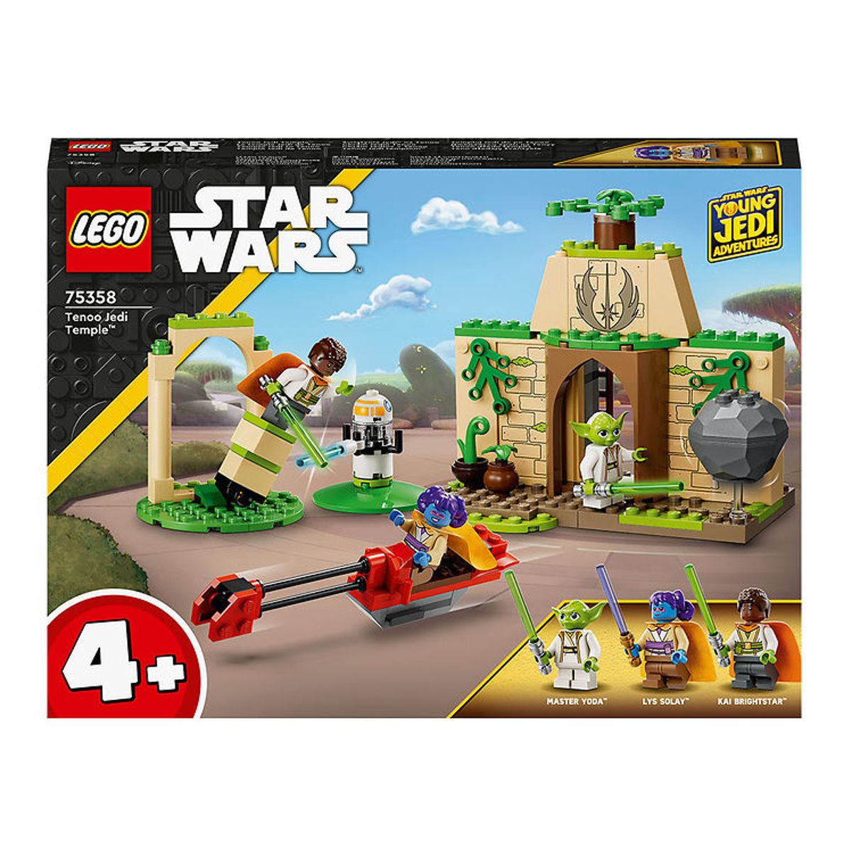 LEGO ® Star Wars - Jedi-templet På Tenoo 75358 - 124 Dele