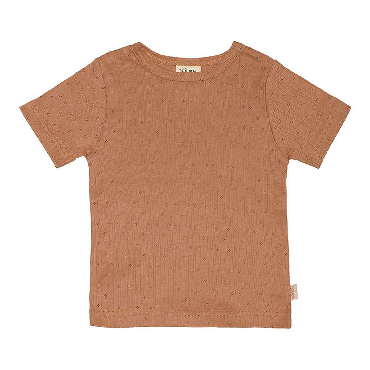 Petit Piao T-shirt - Pointelle - Summer Camel