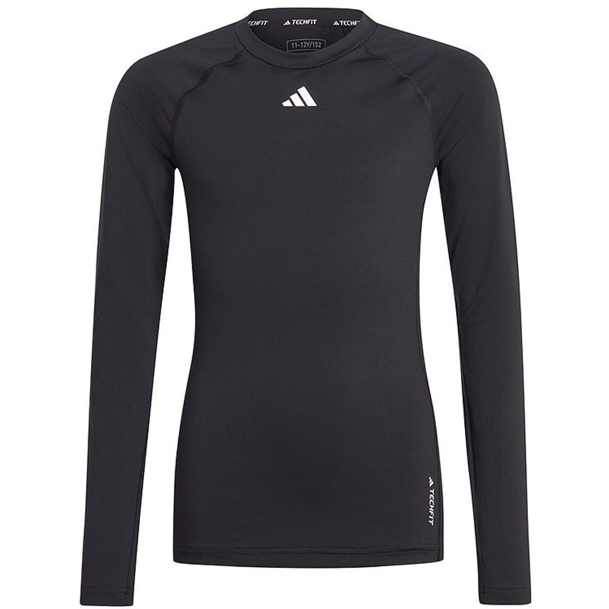 adidas Performance Bluse - U TF LS TEE - Sort/Hvid