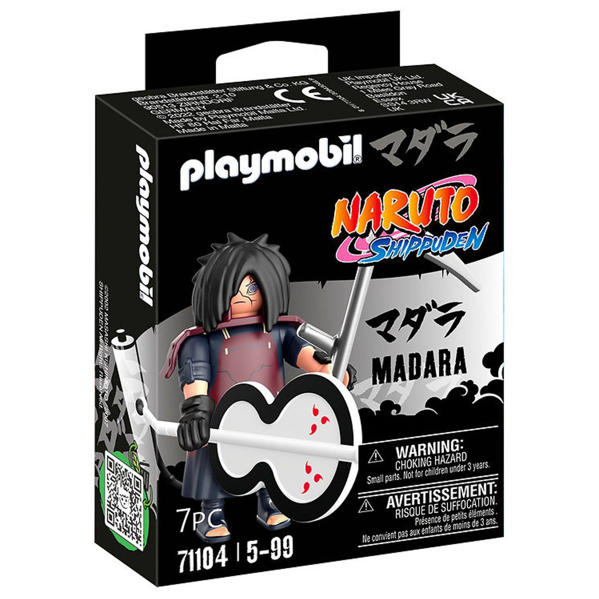 Playmobil Naruto - Madara - 71104 - 7 Dele