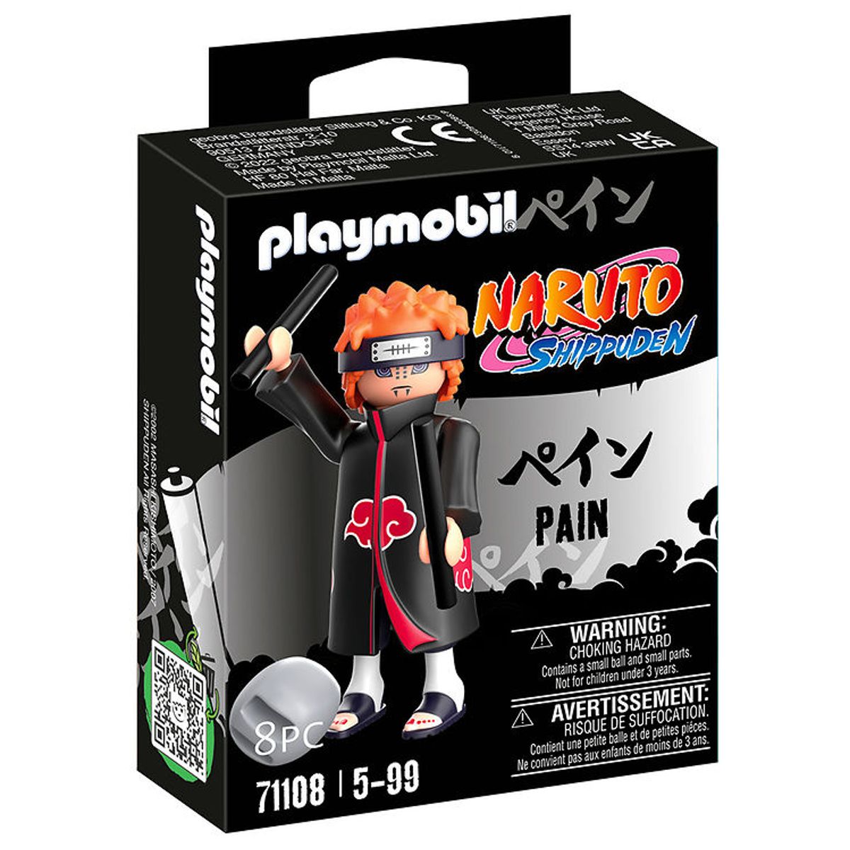 Playmobil Naruto - Pain - 71108 - 8 Dele