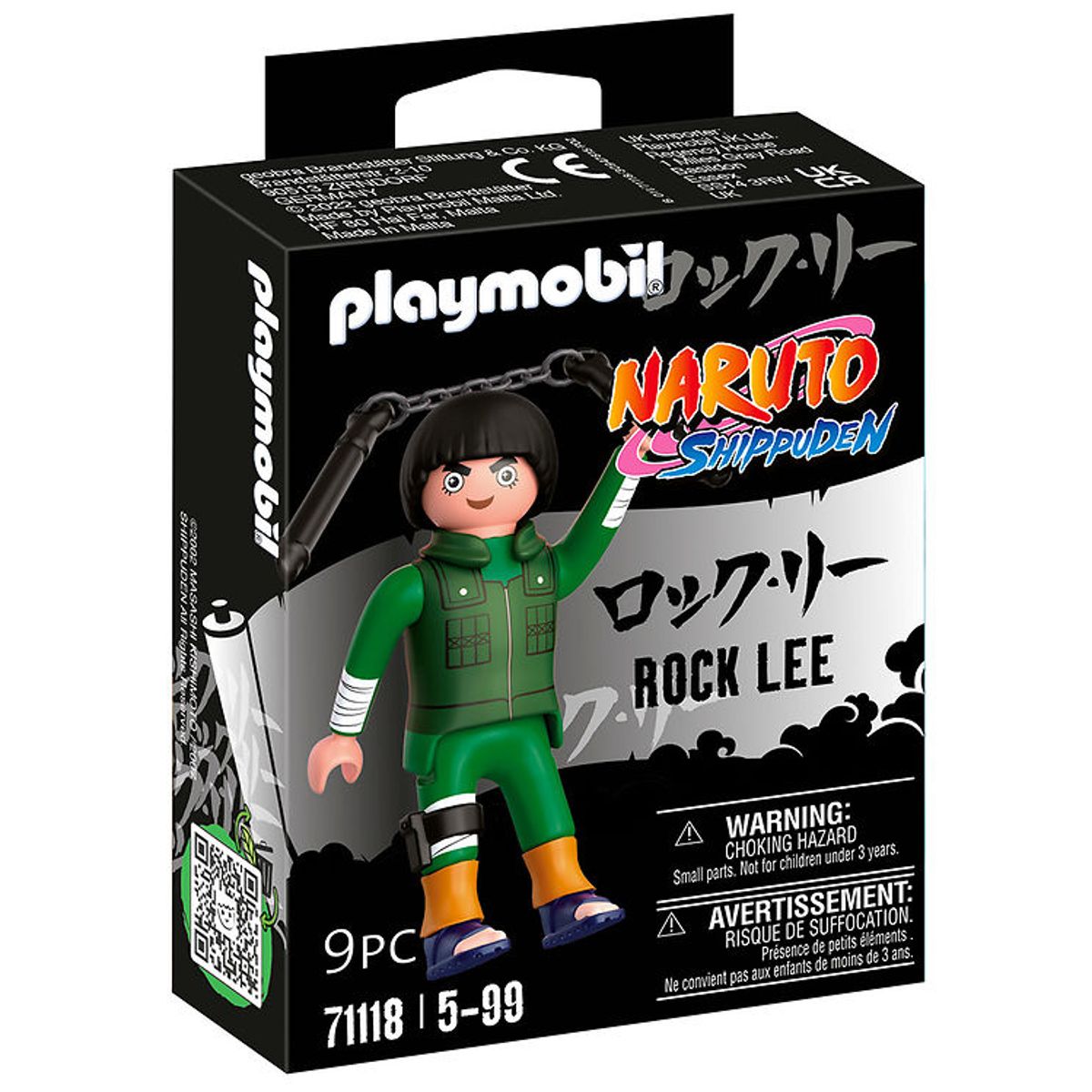 Playmobil Naruto - Rock Lee - 71118 - 9 Dele