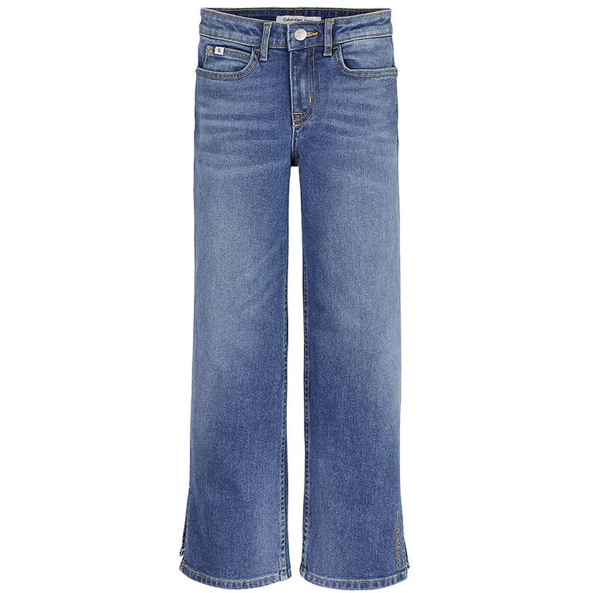 Calvin Klein Jeans - Wide Leg HR - Mid Blue