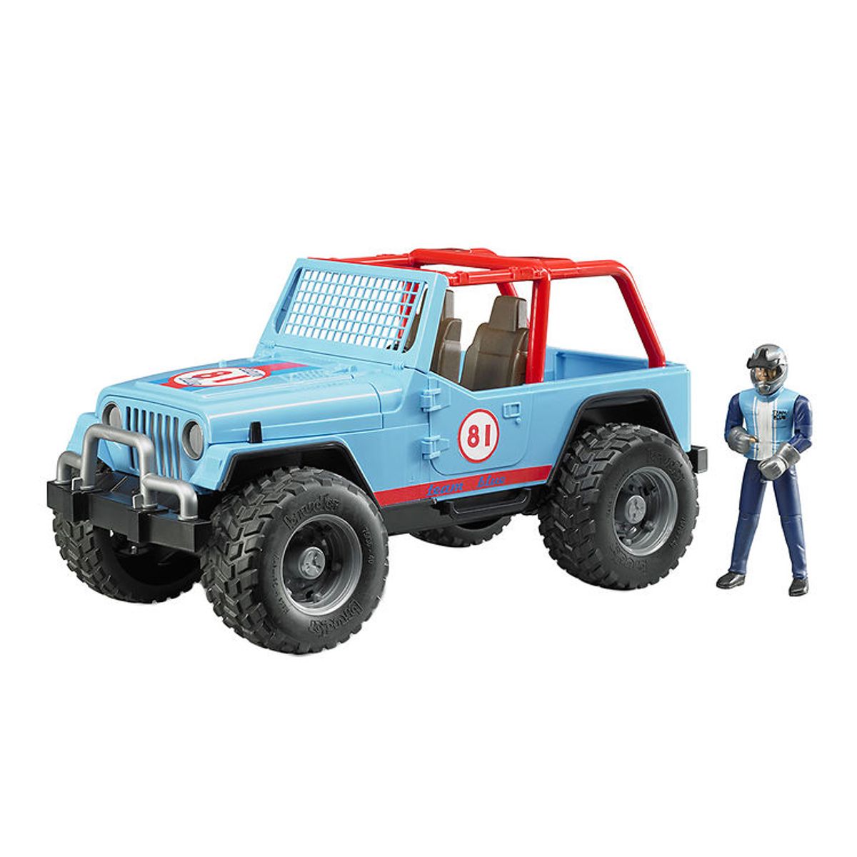 Bruder - Jeep Cross Country Racer m. Chauffør - 2541