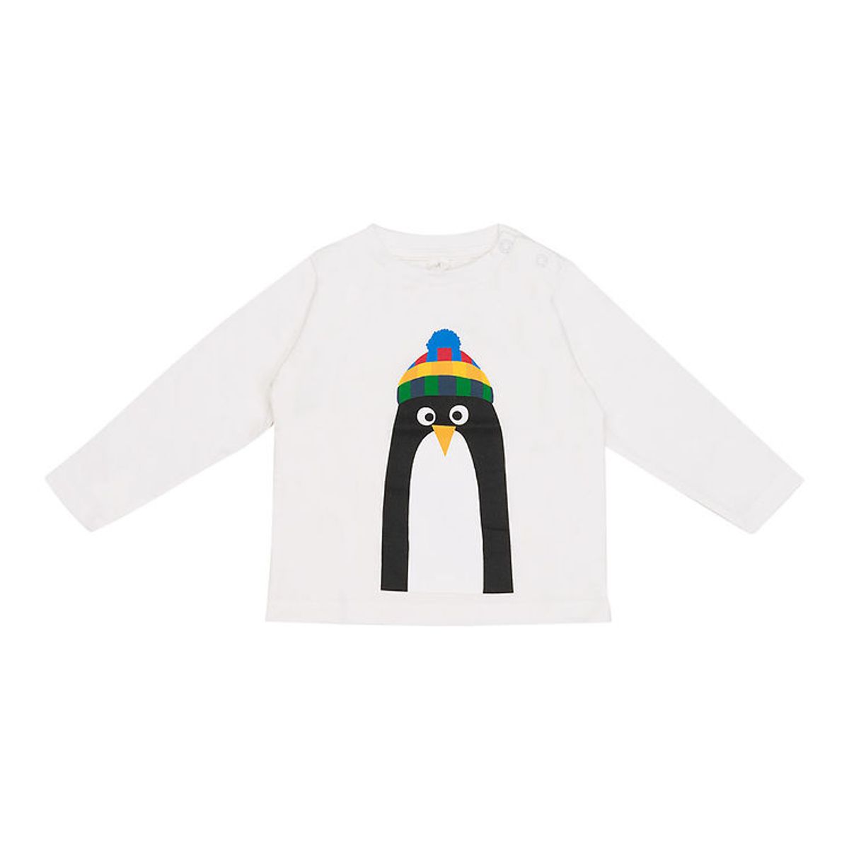 Stella McCartney Kids Bluse - Off White m. Pingvin