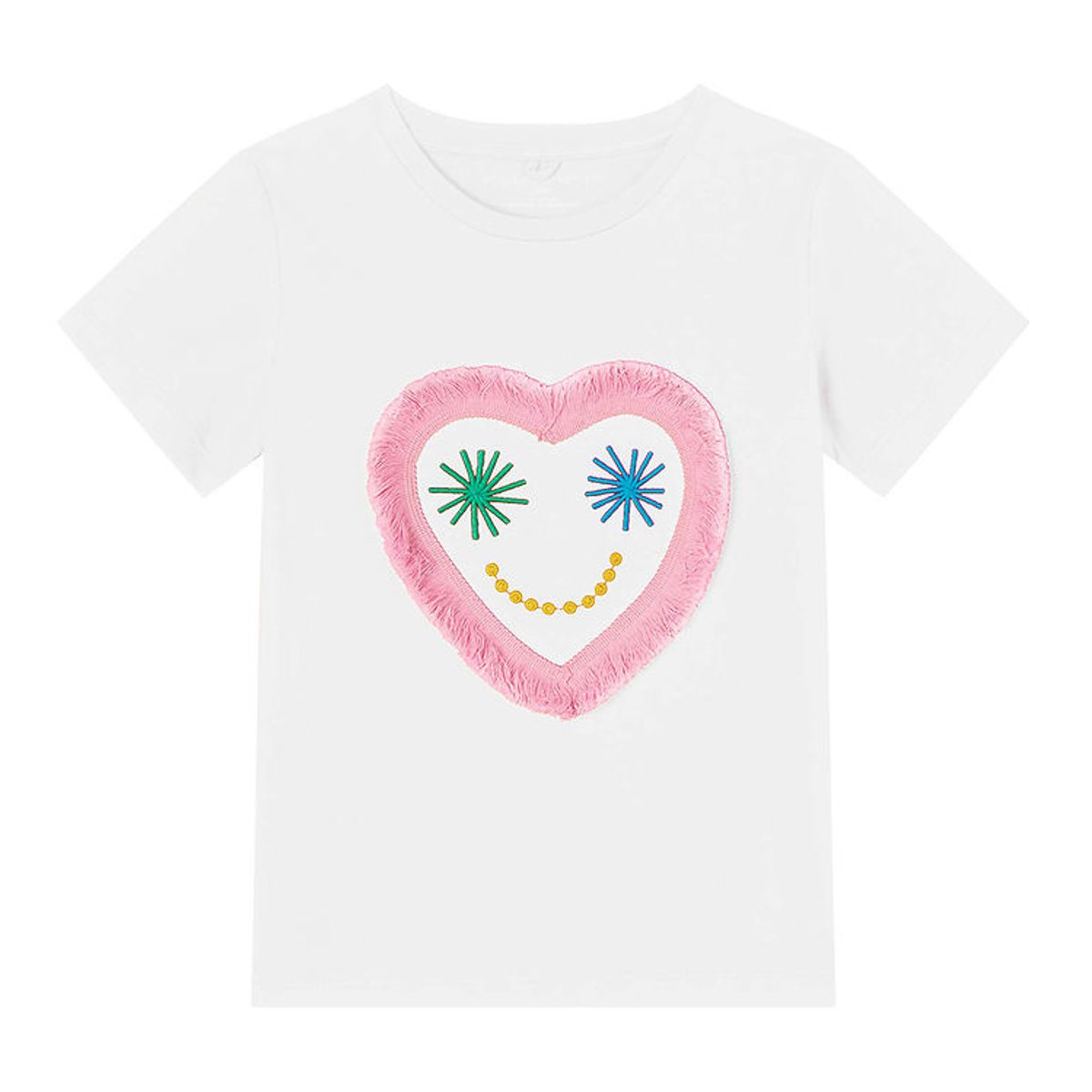 Stella McCartney Kids T-shirt - Hvid m. Hjerte