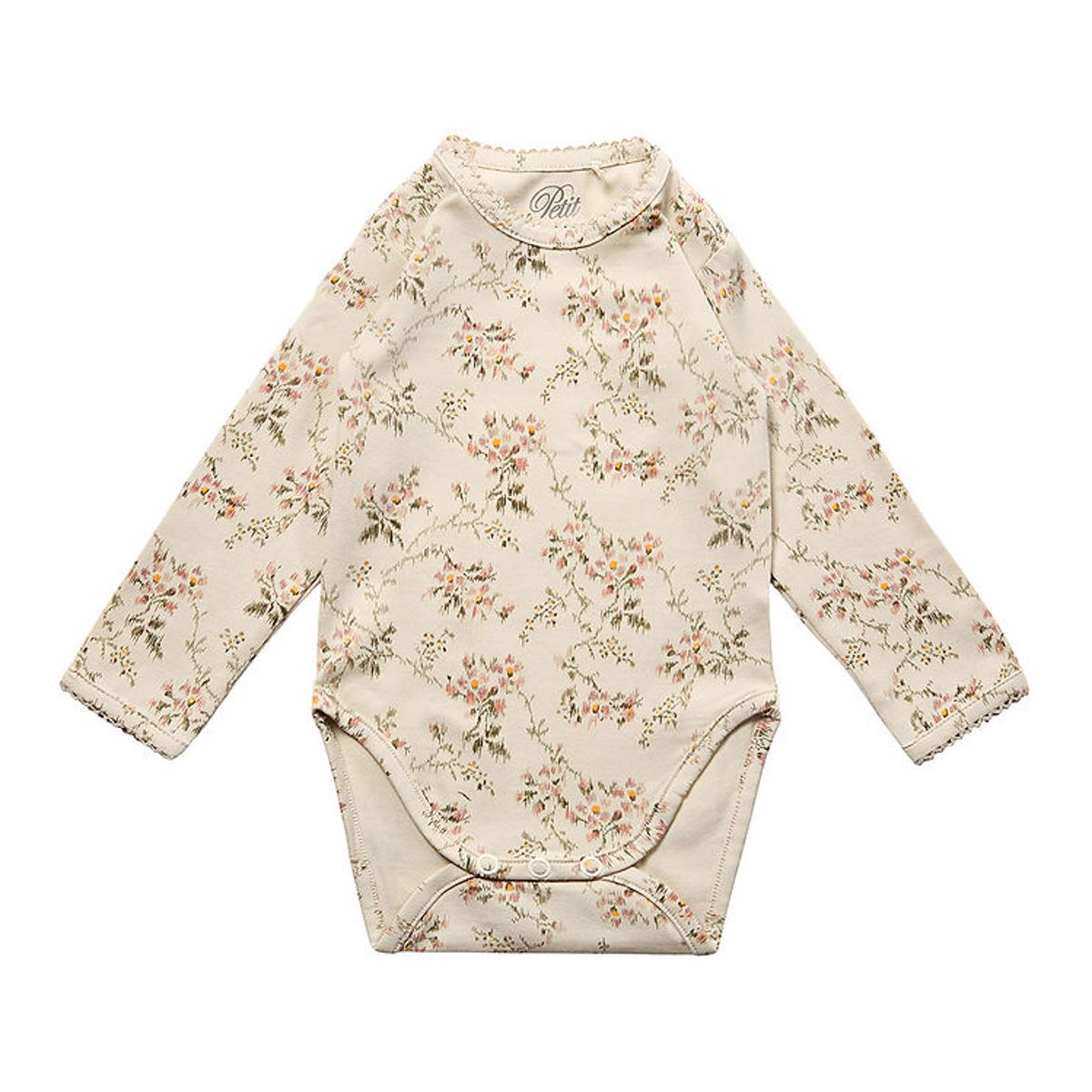 Petit by Sofie Schnoor Body l/æ - Sand m. Blomster