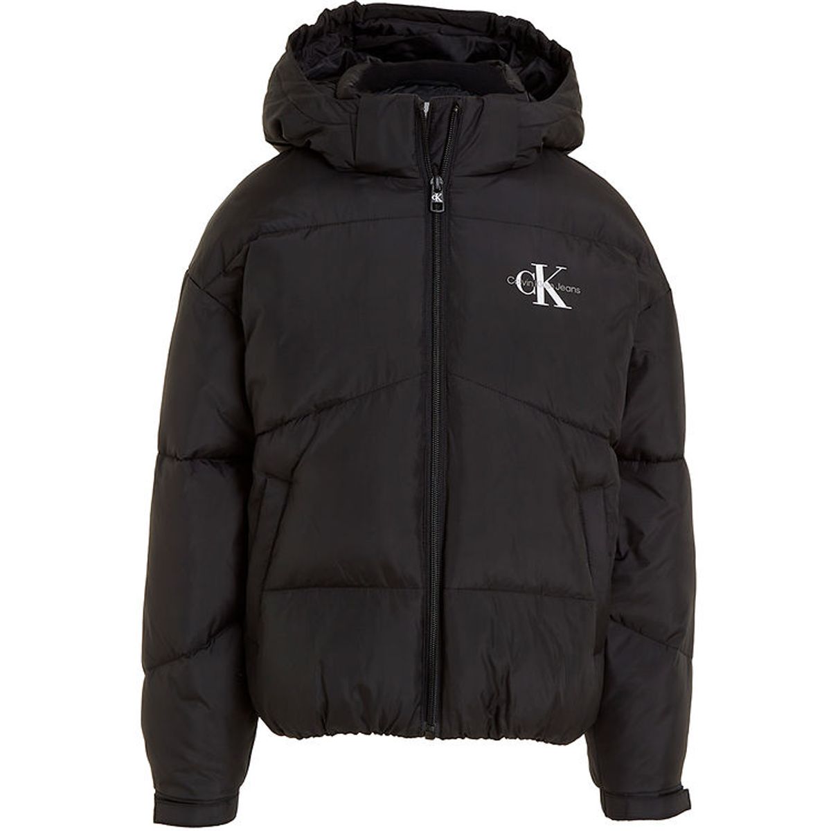 Calvin Klein Dynejakke - CK Short Puffer - Sort