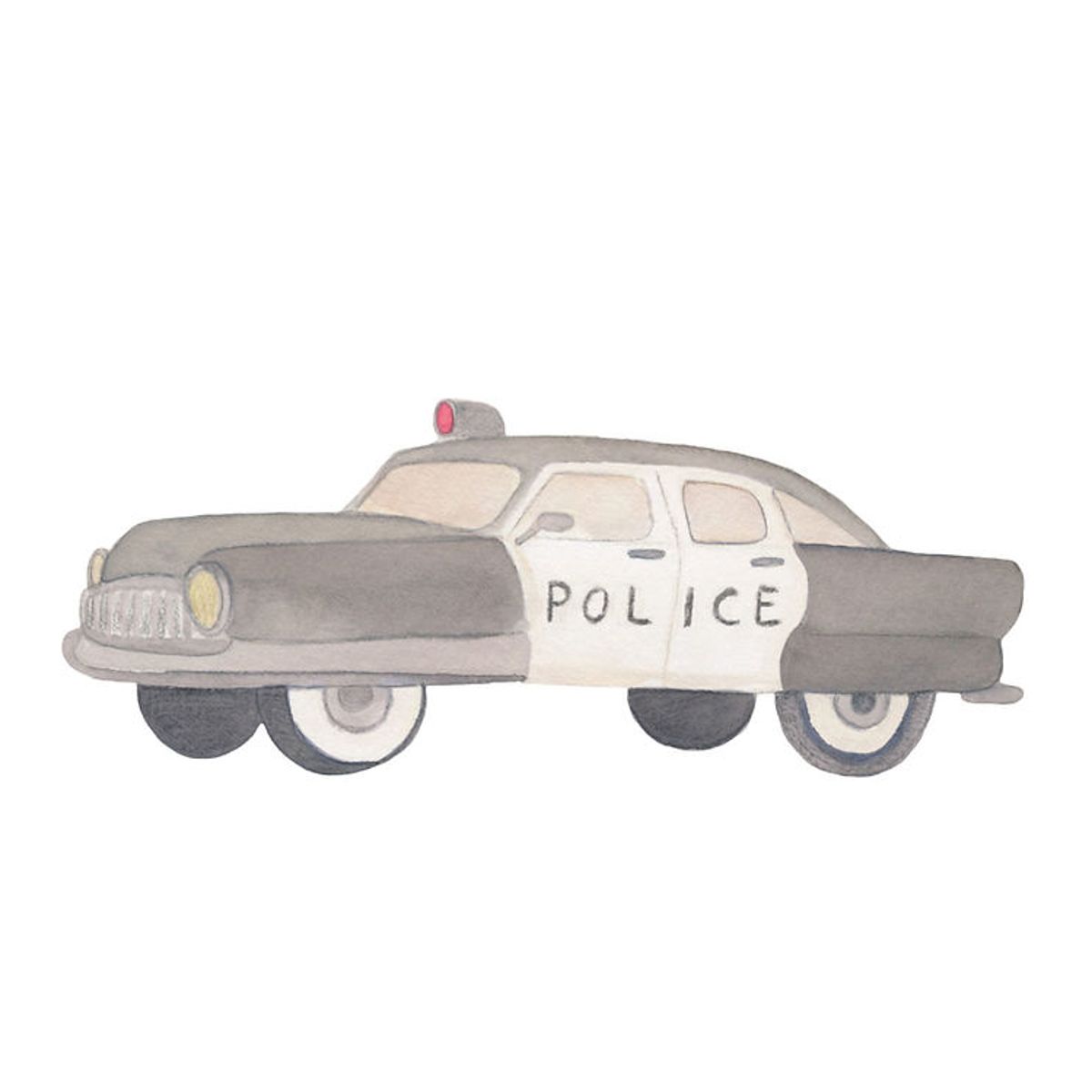 That's Mine Wallsticker - Police Car - Multi