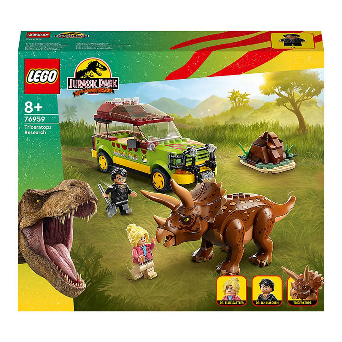 LEGO ® Jurassic World - Triceratops-forskning 76959 - 281 Dele