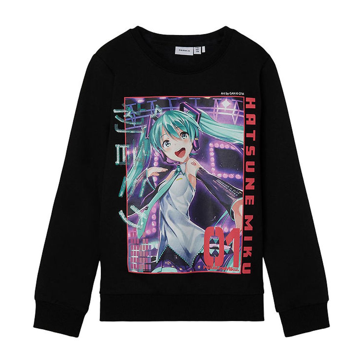 Name It Bluse - NkfJolina - Hatsunemiku - Sort