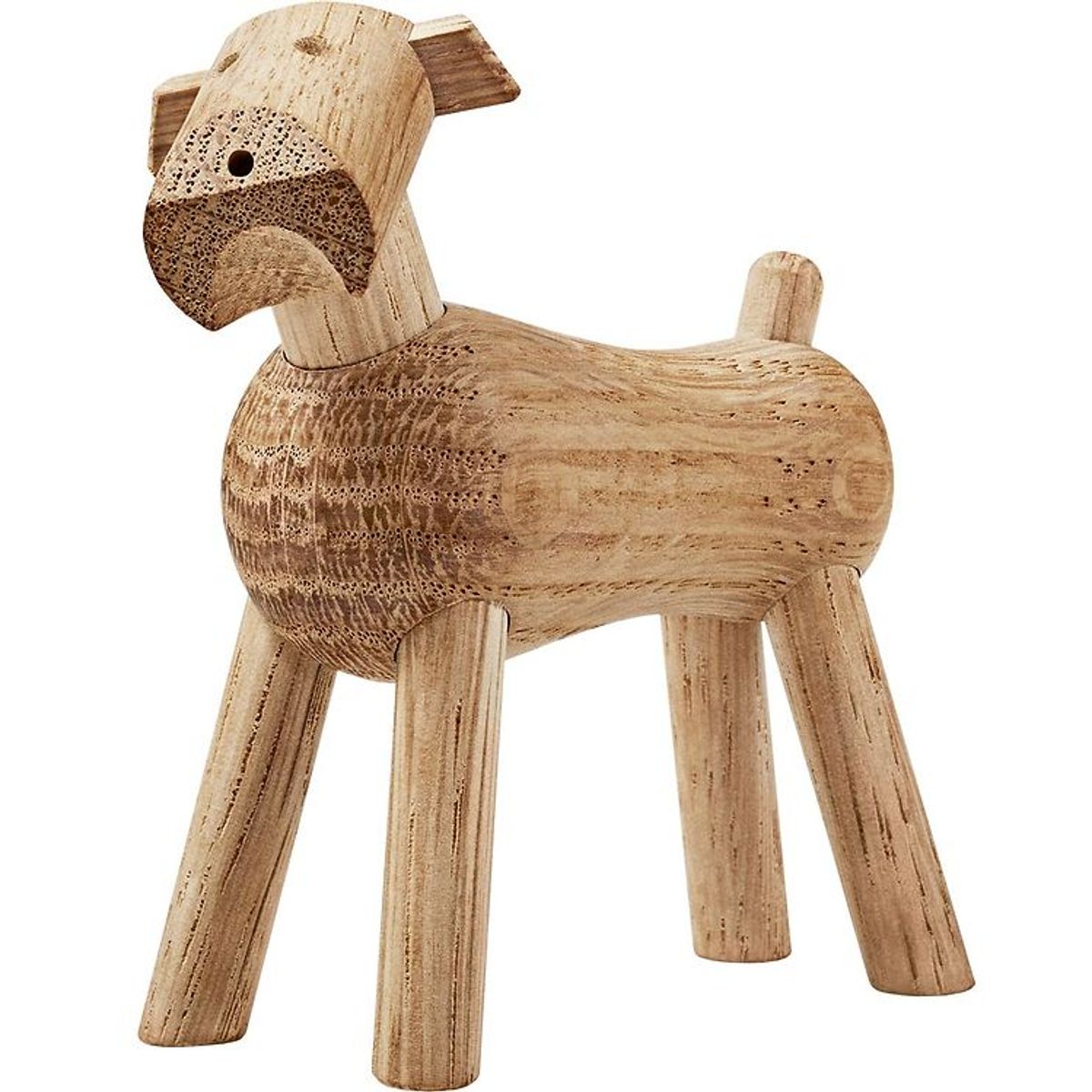 Kay Bojesen Træfigur - Hund Tim - 8 cm - Eg