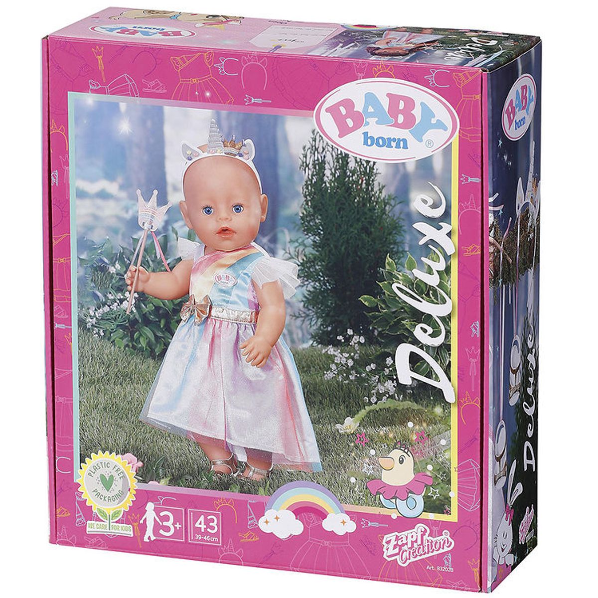 Baby Born Dukketøj - Deluxe - Fantasyprinsesse