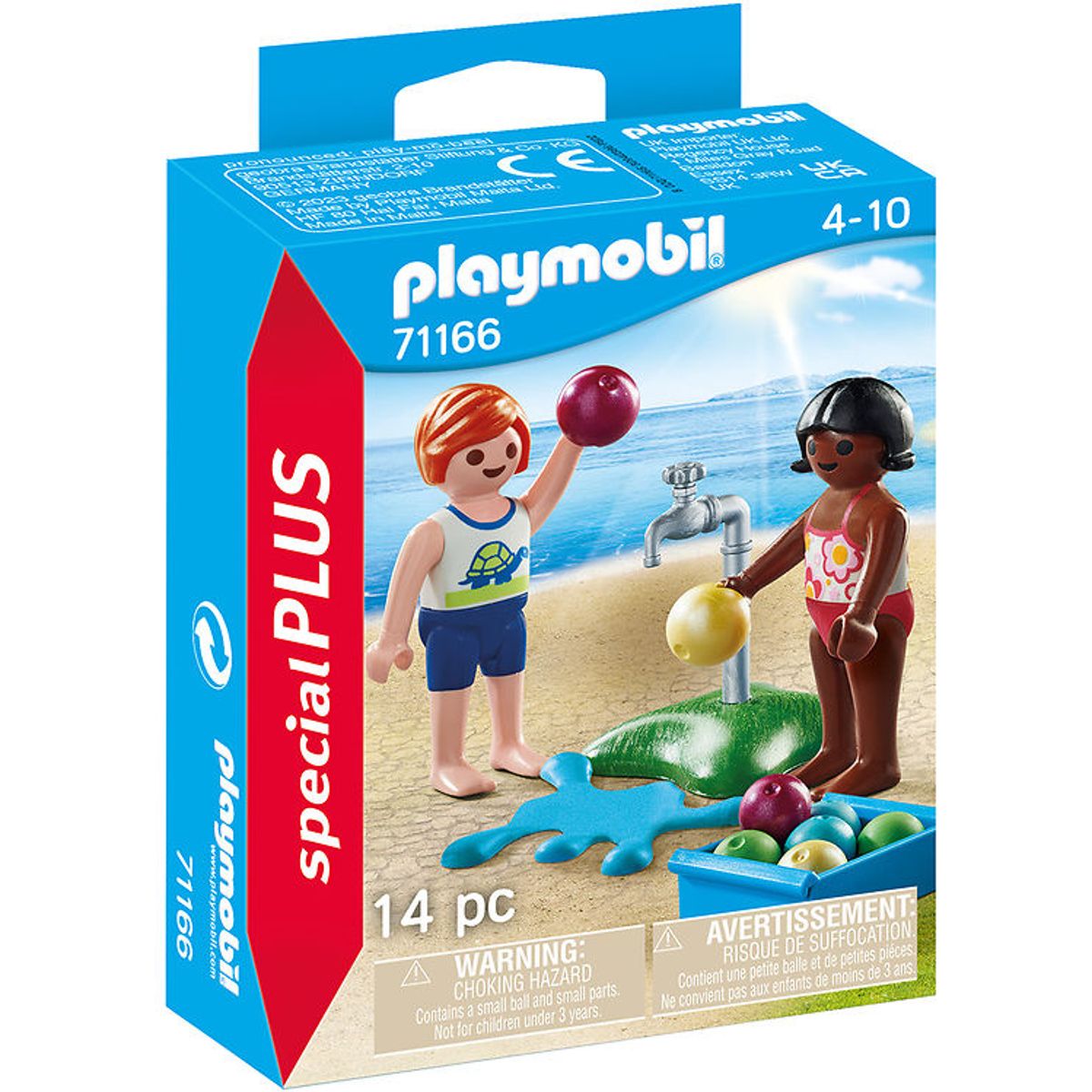 Playmobil SpecialPlus - Børn Med Vandballoner - 71166 - 14 Dele