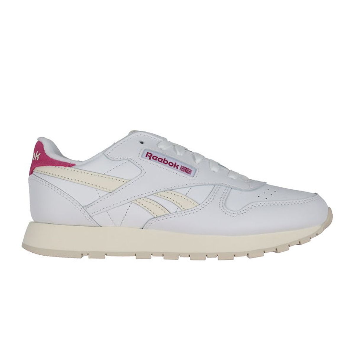 Reebok Sko - Classic Leather - Running - Hvid/Pink