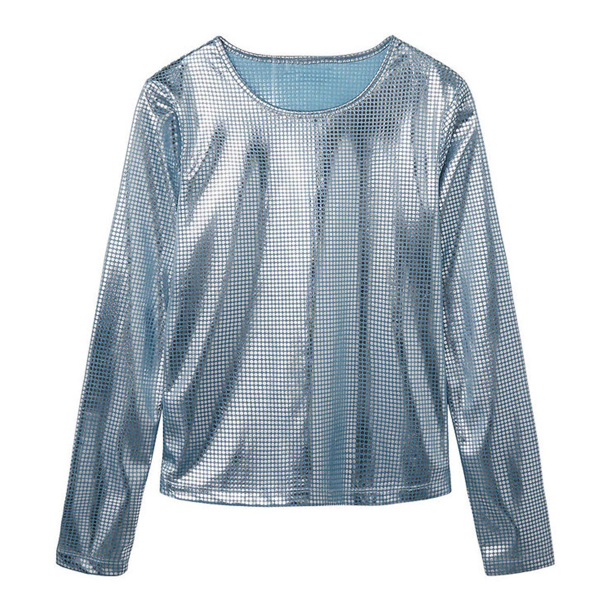 LMTD Bluse - Cropped - NlfNirror - Delphinium Blue