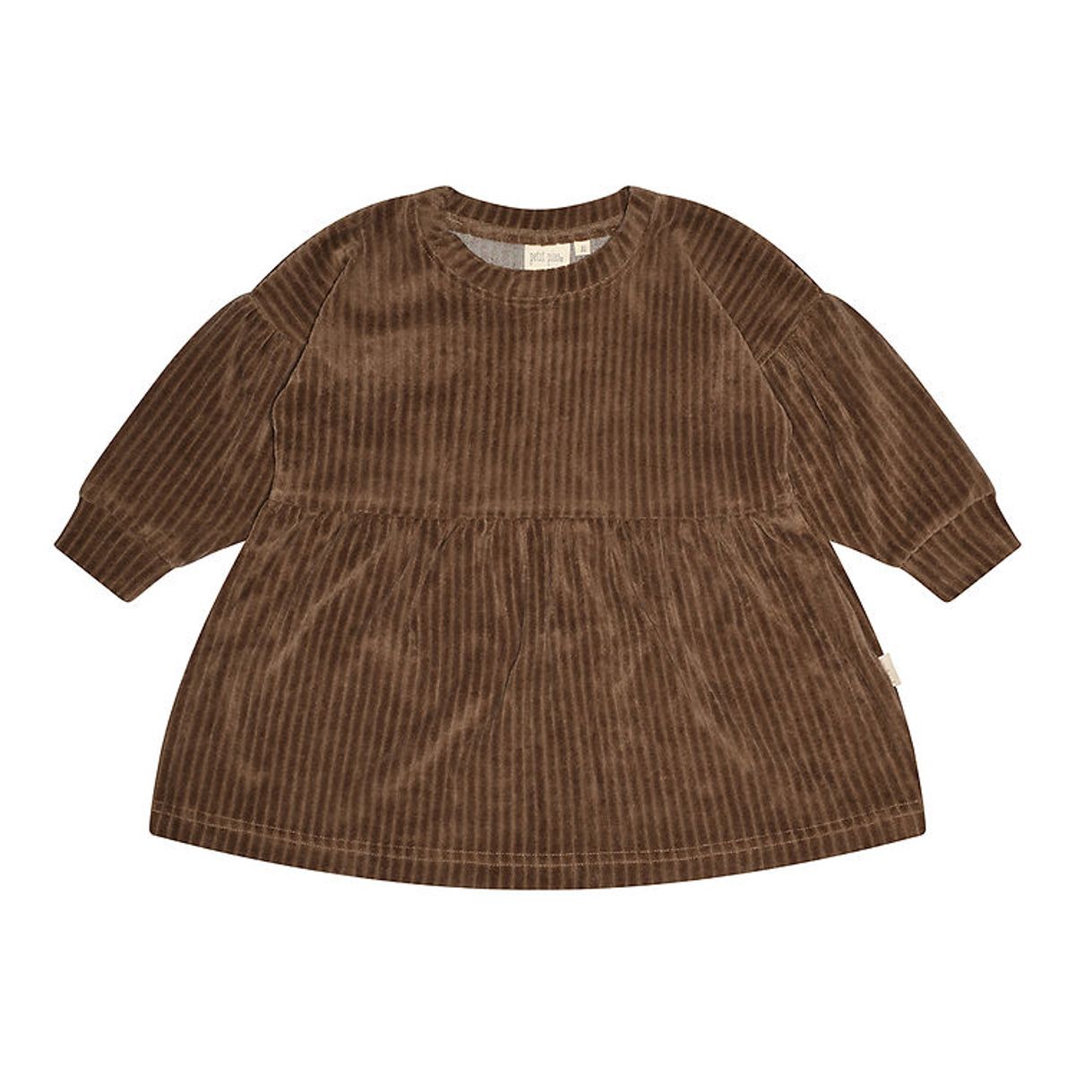 Petit Piao Fløjlskjole - Walnut Brown