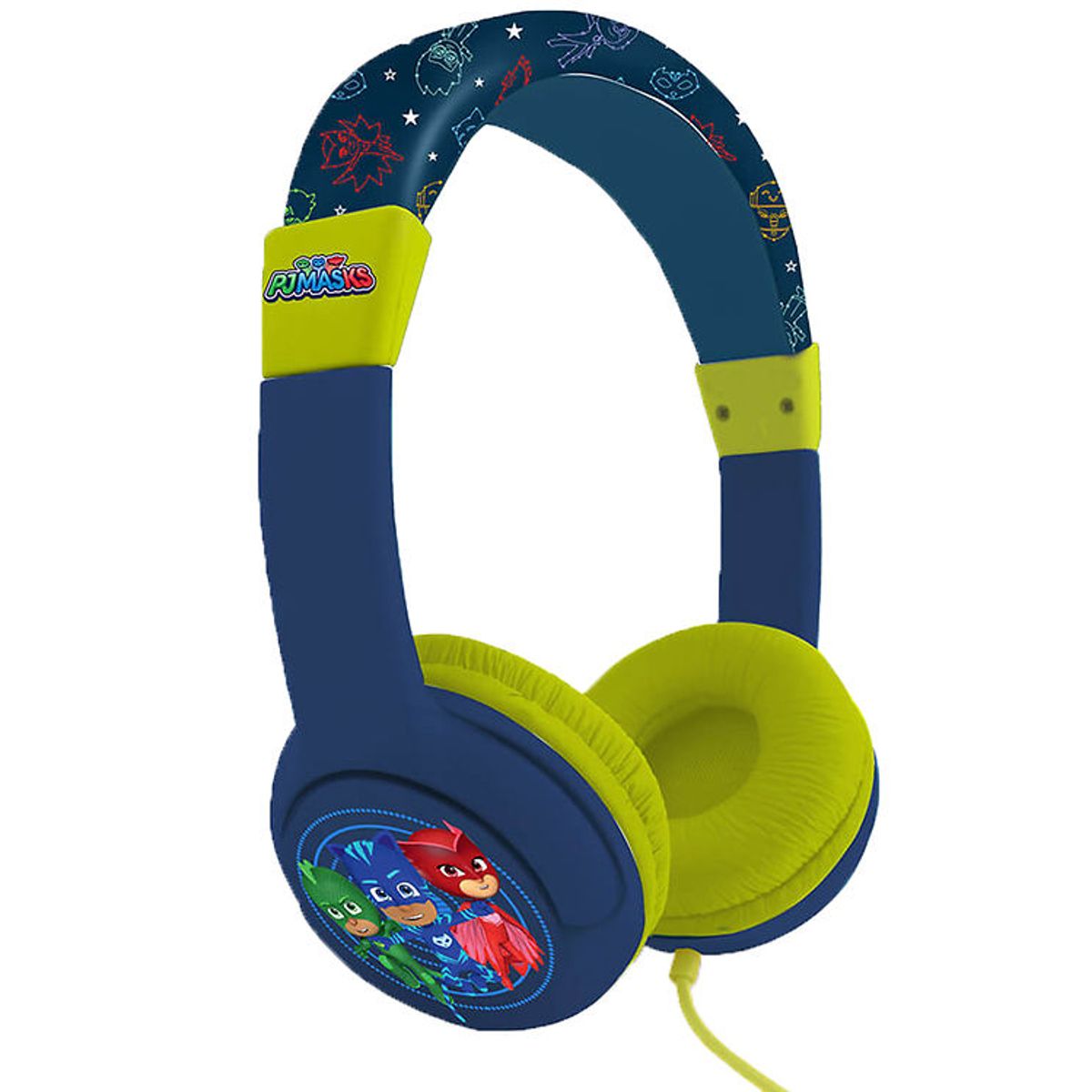 OTL Høretelefoner - Pyjamasheltene - On-Ear Junior - Navy/Grøn