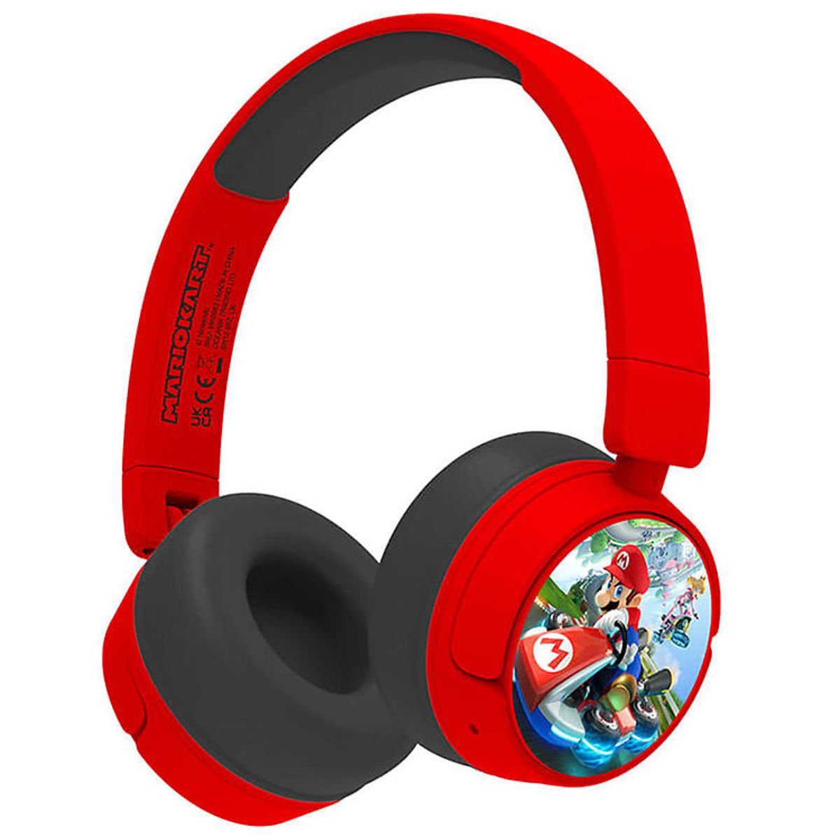 OTL Høretelefoner - Mario Kart - On-Ear Junior - Wireless - Rød