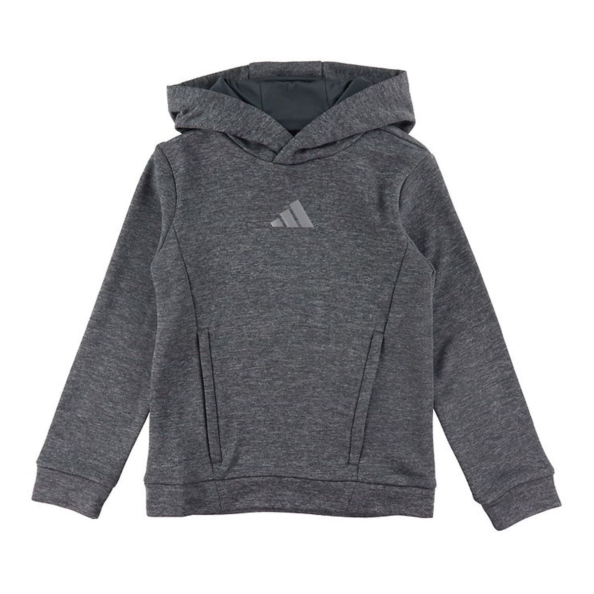 adidas Performance Hættetrøje - J HEA Hoodie - Grå Meleret