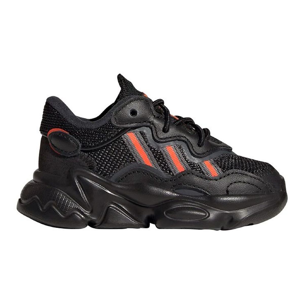 adidas Originals Sko - Ozweego EL I - Core Black/Solar Red/Grey