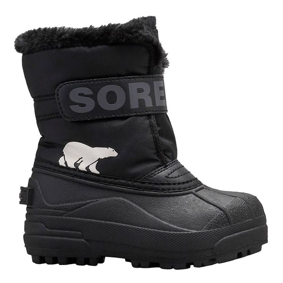 Sorel Vinterstøvler - Childrens Snow Commander - Sort